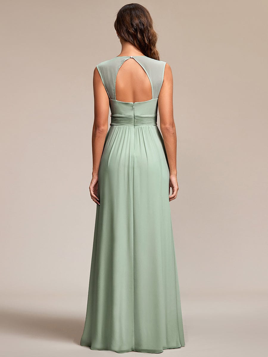 Sleeveless Grecian Style Formal Evening Dresses for Women