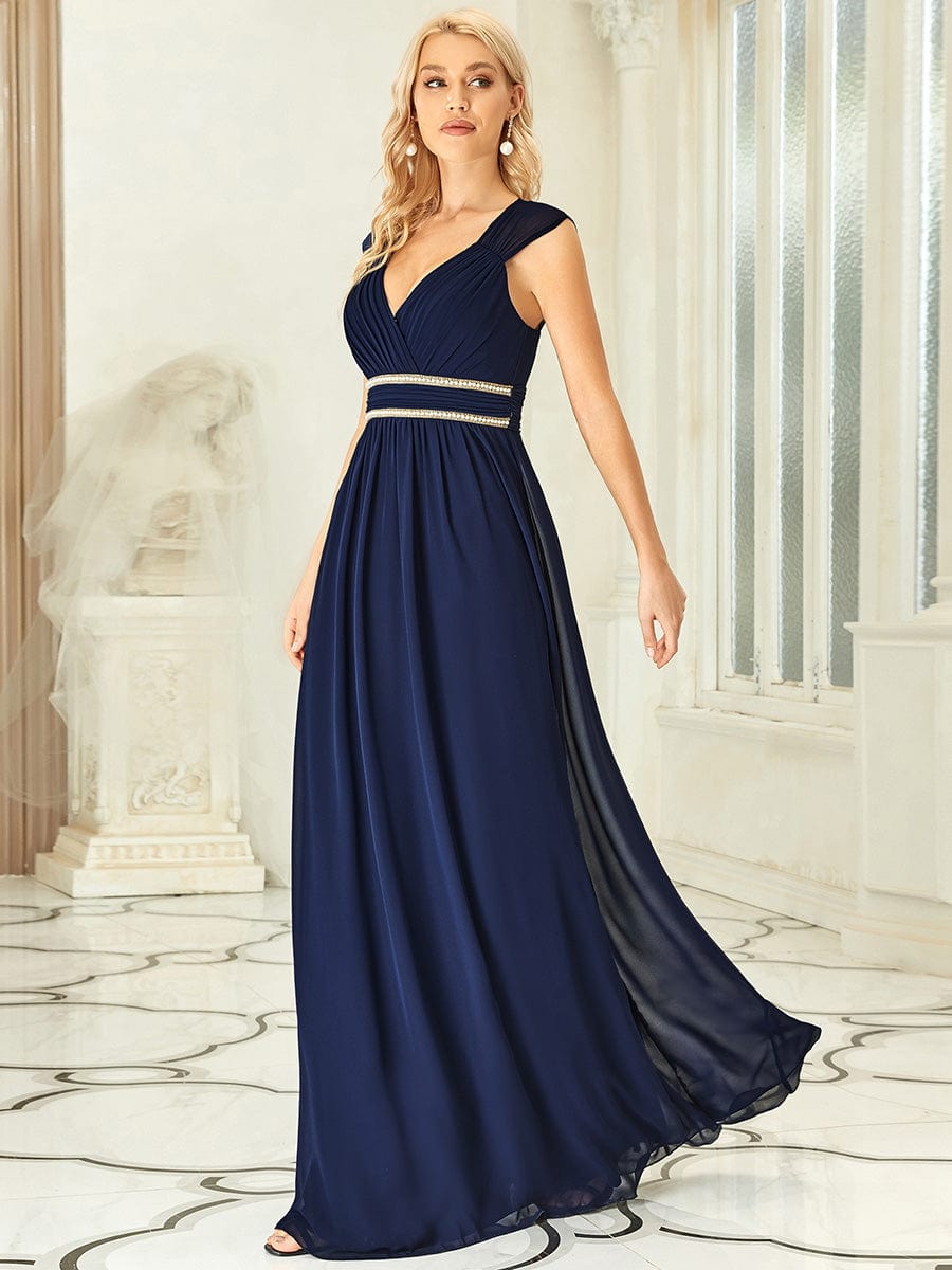 Sleeveless Grecian Style Formal Evening Dresses for Women