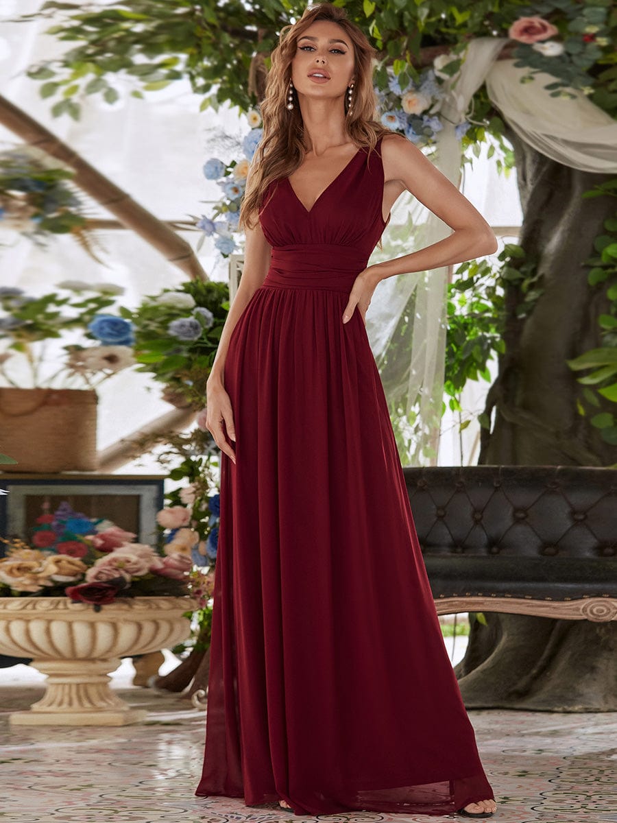 Burgundy Bridesmaid Dresses