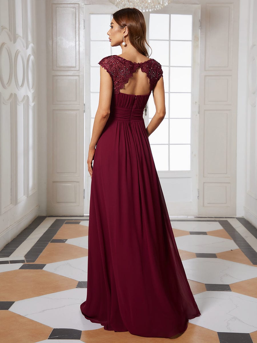 Burgundy Bridesmaid Dresses