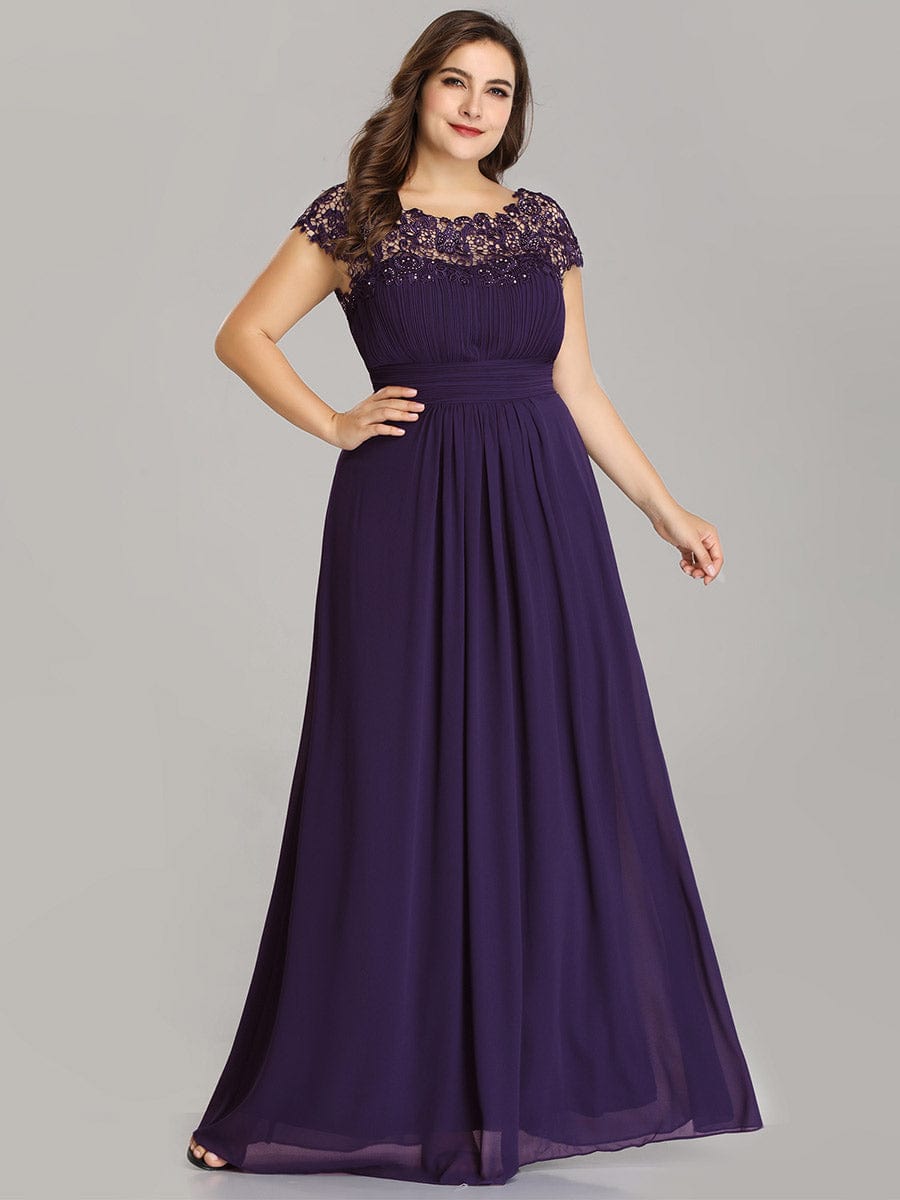 Maxi Long Empire Waist A Line Bridesmaid Dress