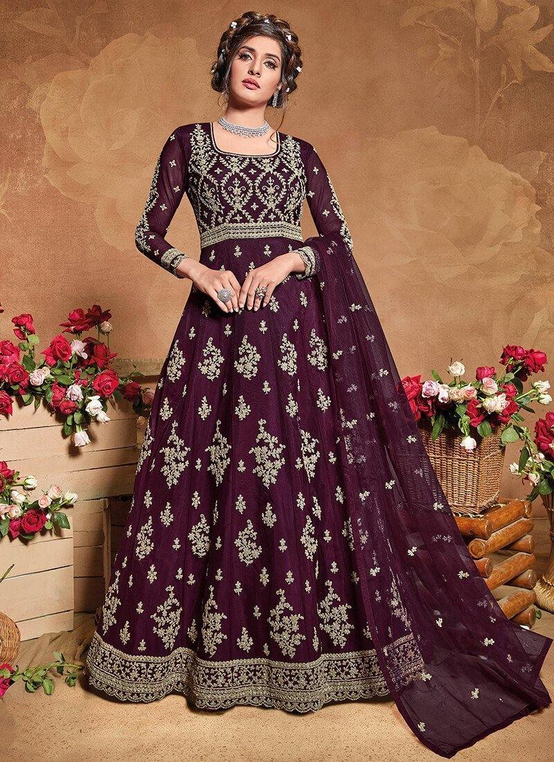 1 no laddu gopal beautiful wine colour dress