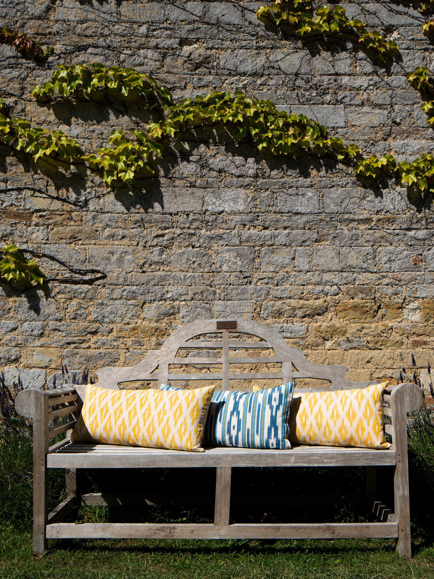 Pina Outdoor Seat Cushion Arlmont & Co. Fabric: Heather Indigo Blue