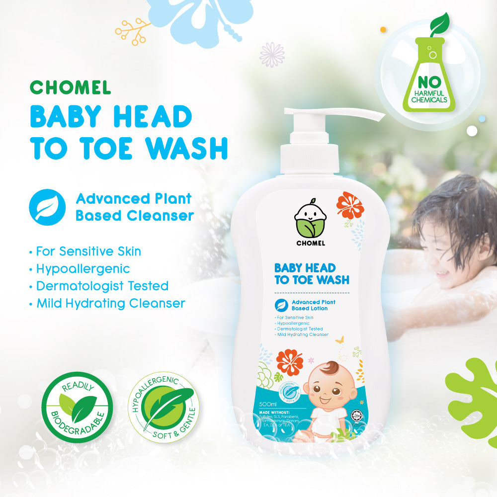 Chomel Baby HEAD TO TOE WASH 500ML