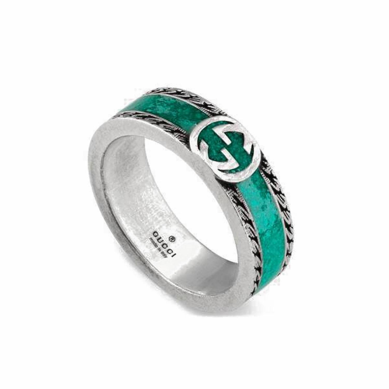 gucci slytherin ring