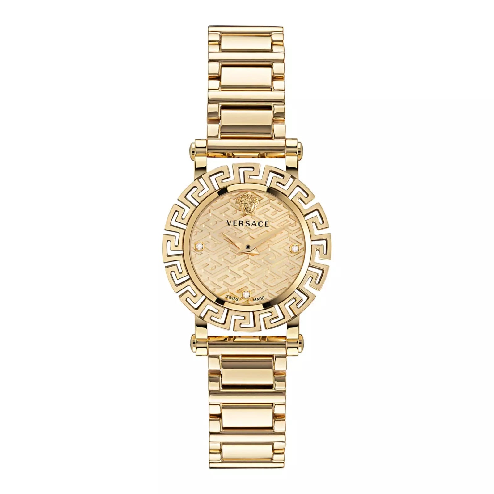 Versace Ladies Greca Glam Diamond Watch (VE2Q00422)