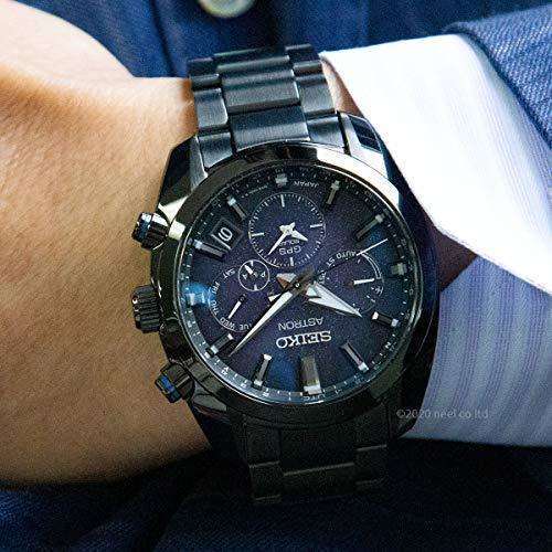 SEIKO ASTRON GPS SOLAR ALL BLACK MEN WATCH SBXC077 - ROOK JAPAN