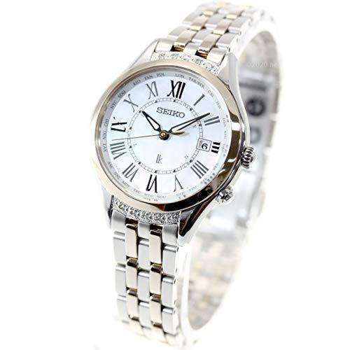 SEIKO LUKIA SOLAR RADIO WAVE SAPPHIRE GLASS WOMEN WATCH SSVV053