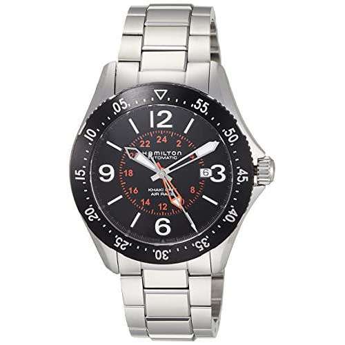 HAMILTON KHAKI AVIATION KHAKI PILOT GMT AUTO 44 MM MEN WATCH