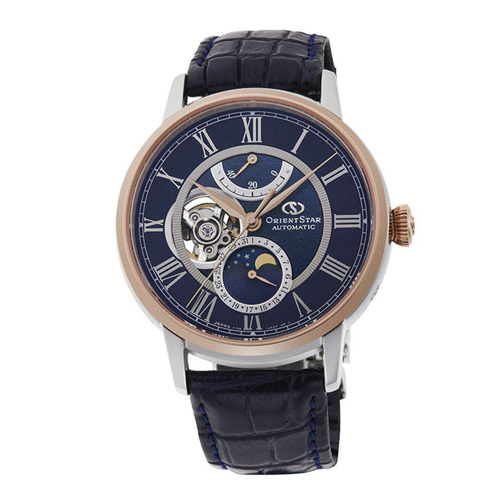 ORIENT STAR CLASSIC COLLECTION MECHANICAL MOON PHASE MEN WATCH