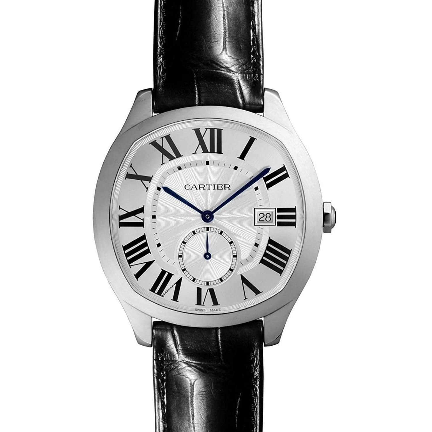 cartier white dial watch