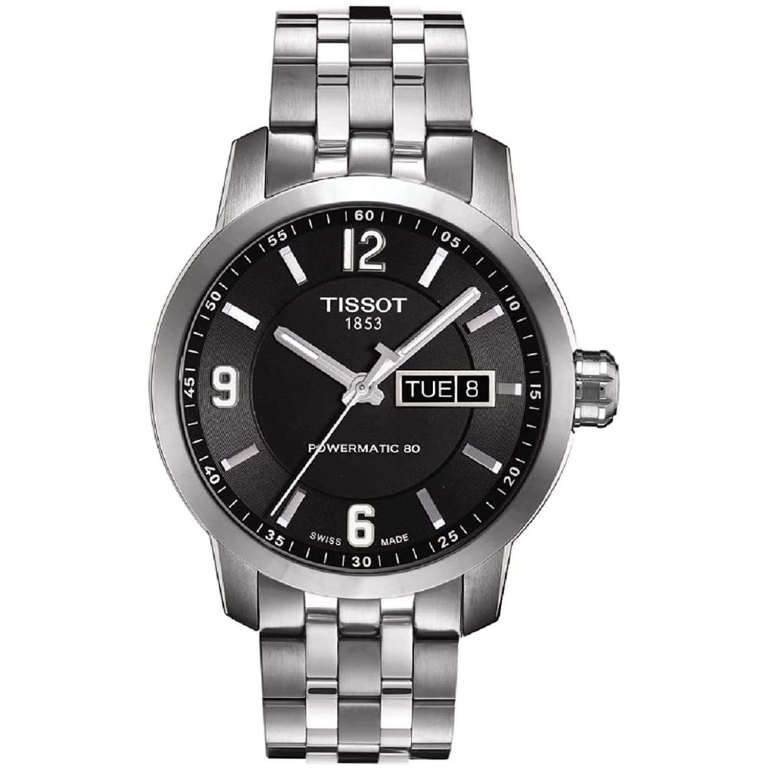 TISSOT PRC 200 POWERMATIC 80 AUTOMATIC 39.5 MM MEN WATCH 