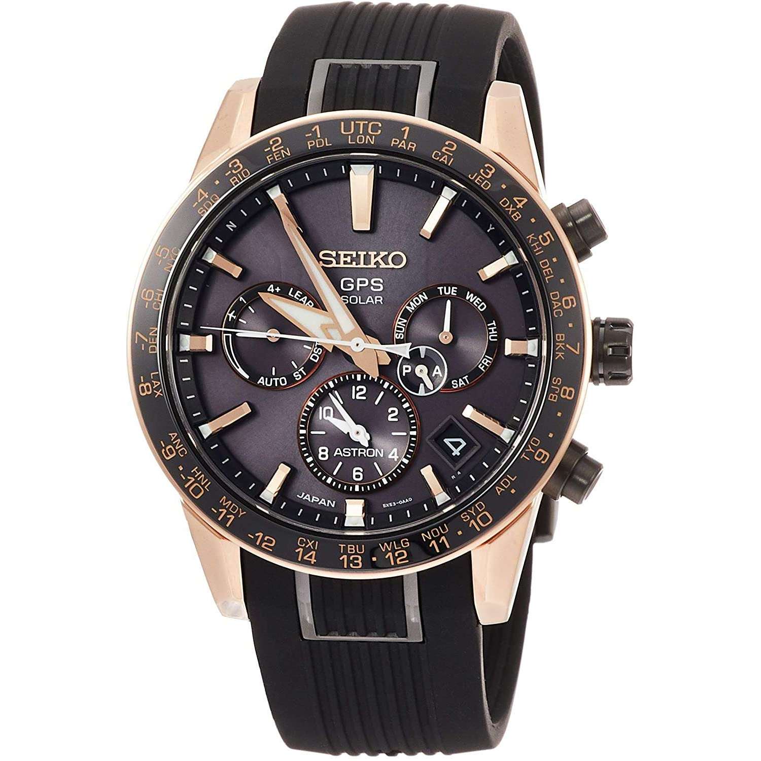 SEIKO ASTRON GPS SOLAR RADIO WAVE TITANIUM MEN WATCH SBXC037 