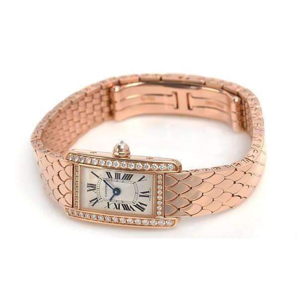 cartier rose gold calibre watch deployment buckle