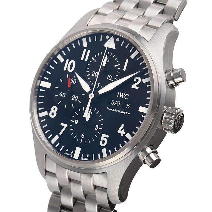 IWC PILOT'S CHRONOGRAPH BLACK MEN WATCH IW377710 - ROOK JAPAN