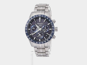 SEIKO ASTRON GPS SOLAR TITANIUM SAPPHIRE GLASS SILVER MEN WATCH