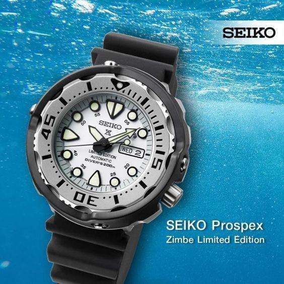 SEIKO PROSPEX ZIMBE  TUNA MEN WATCH (1286 Limited) SRPA47J1 - ROOK JAPAN