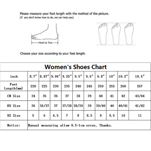 Size Chart – USshoes
