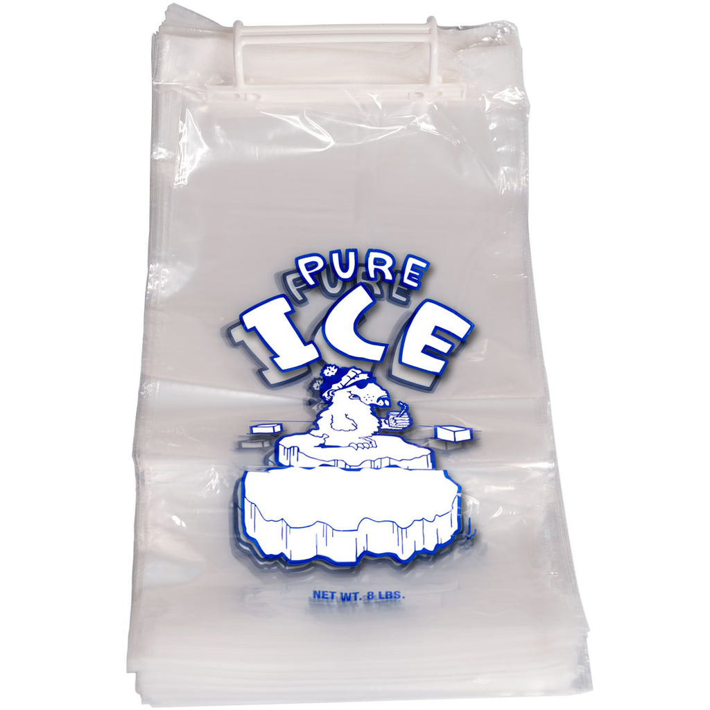 empty ice bags