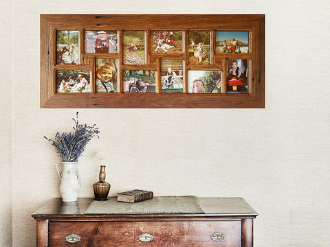 Personalised Photo Frames made in Recycled Timber Perfect for Family Photos