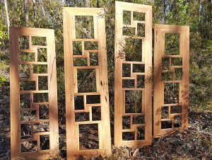 Wooden collage photo frames recycled Australian Timber