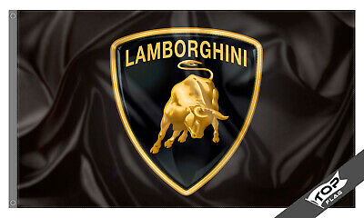 Flag Lamborghini Banner 3x5 Car Racing Garage Cave Man – TopFlag