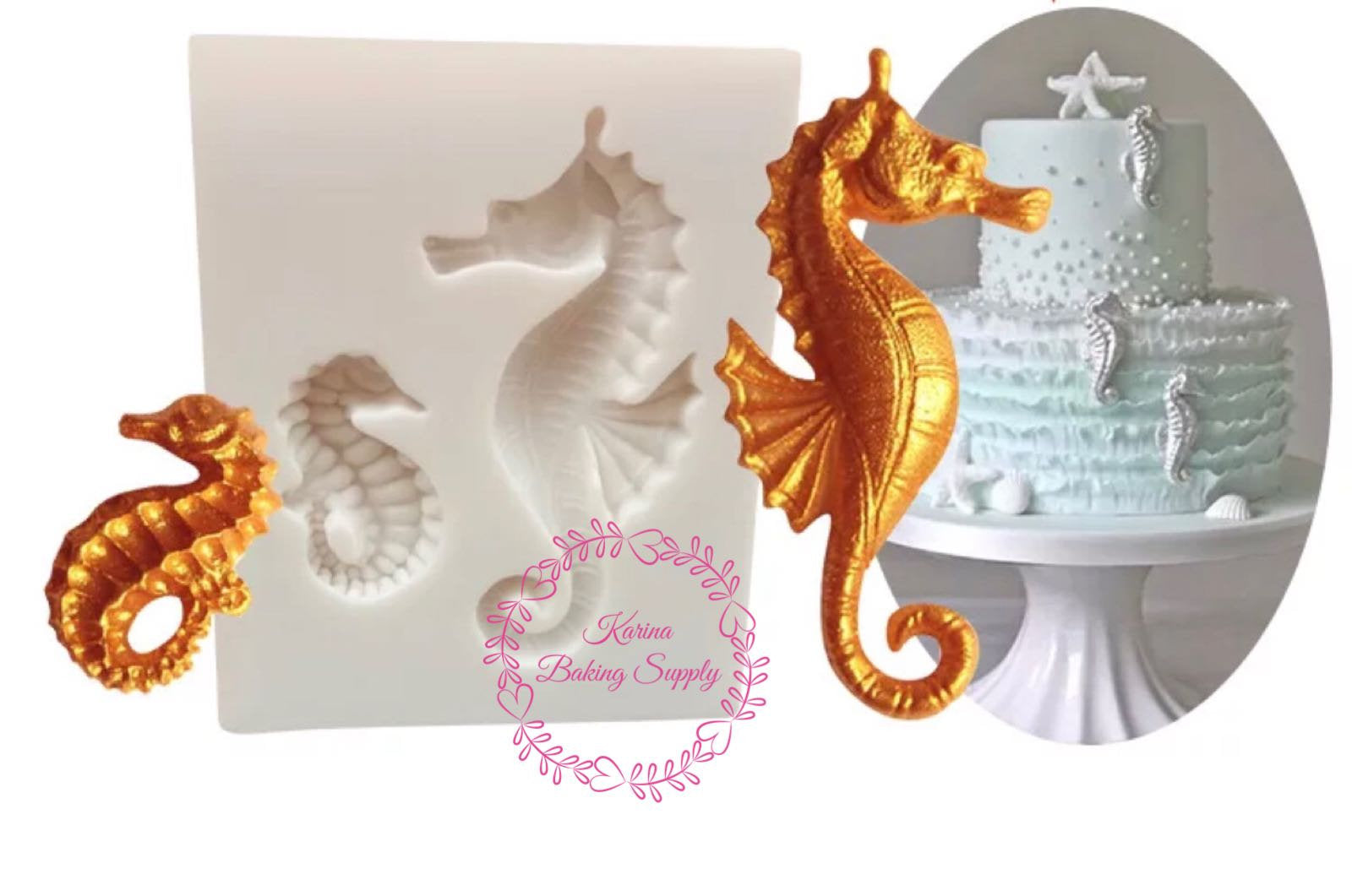 seahorse cake mold