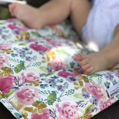 Watercolour Floral Delight Pram Liner