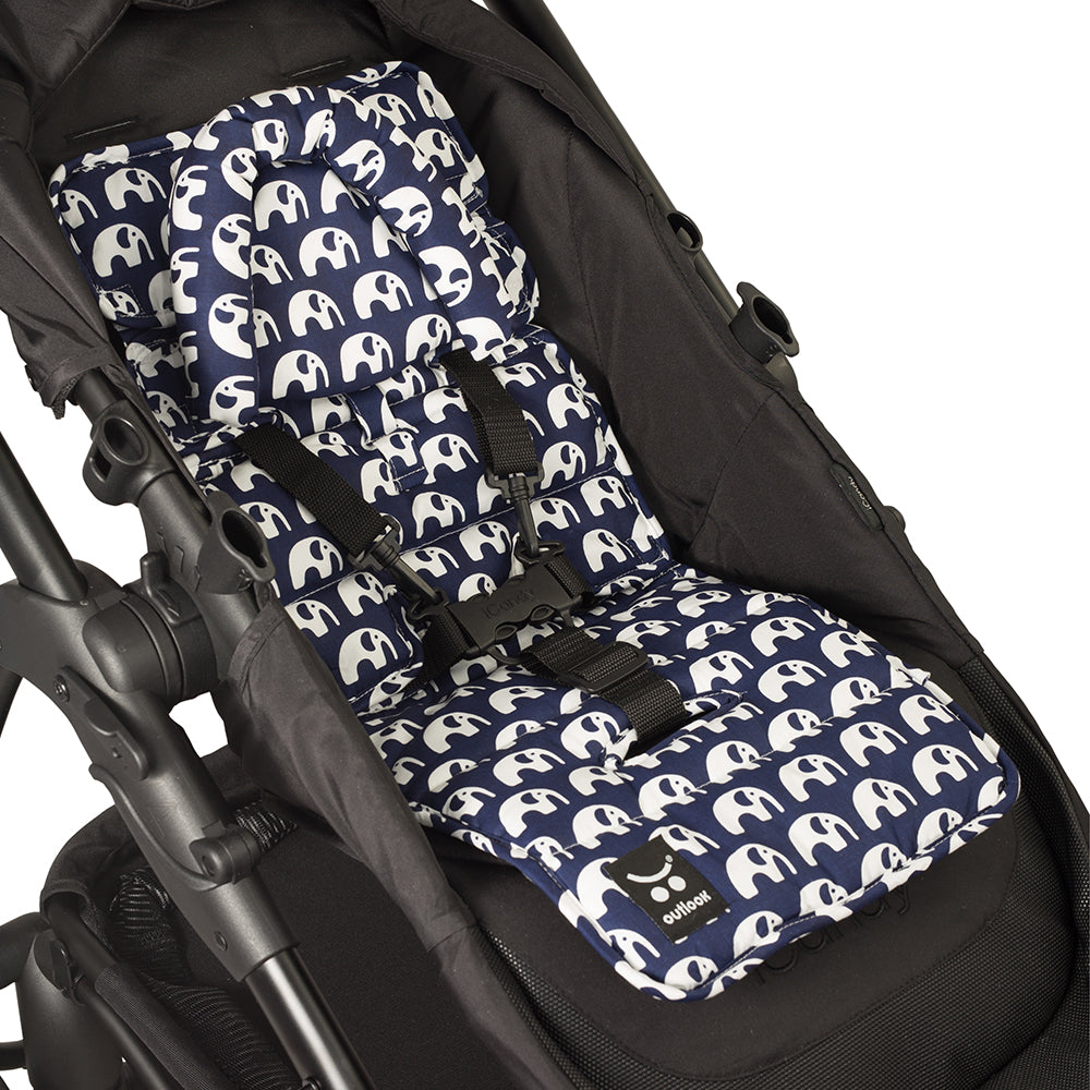 pram liner with head support