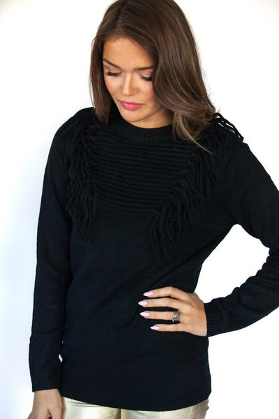 Fringe Detail Sweater