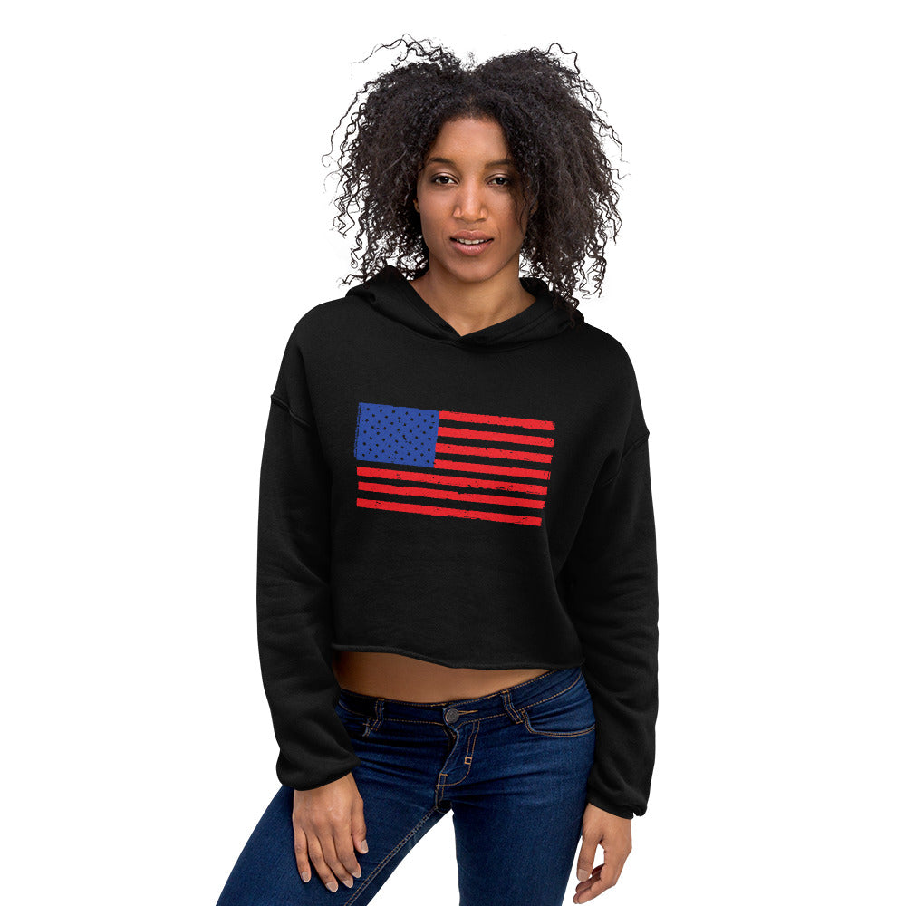 patriots crop sweatshirt
