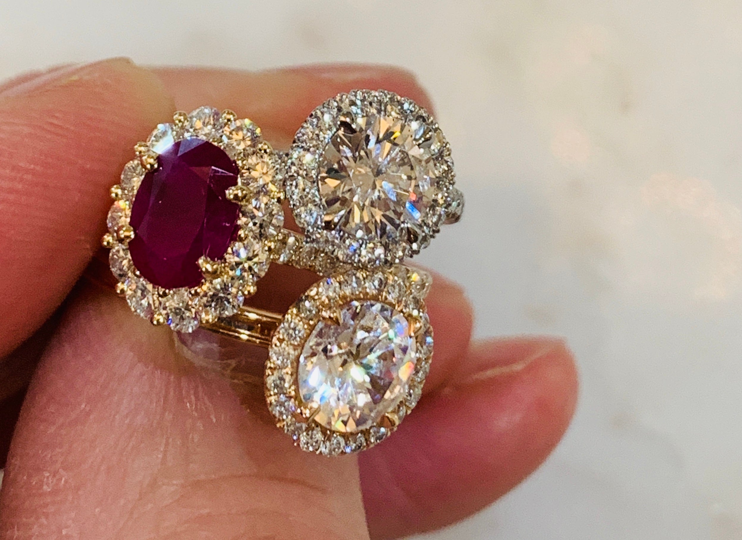 14k Fine Gold Diamond Micro-Pave Setting Ring – Setra New York