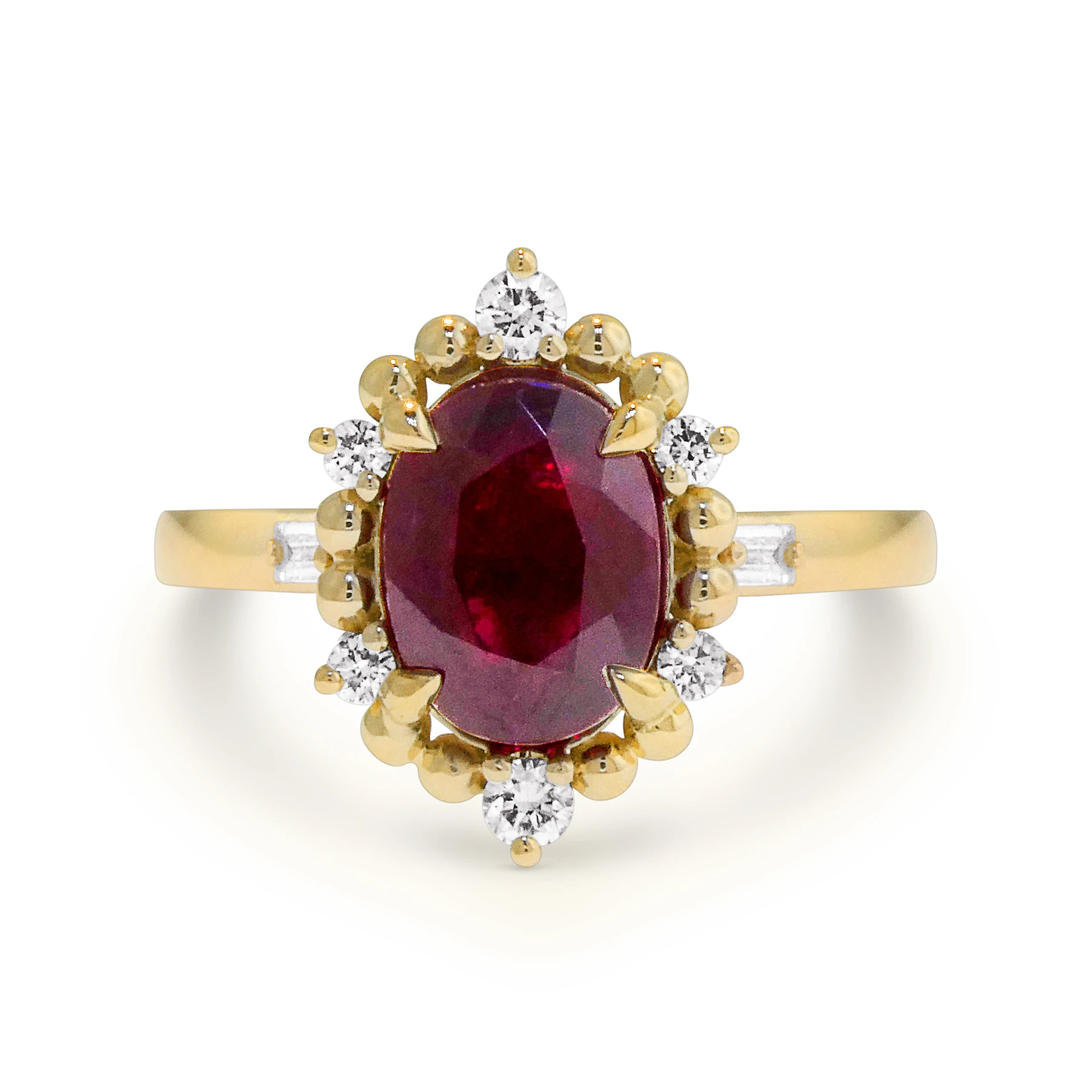 harkin ruby engagement ring by DANA WALDEN NYC