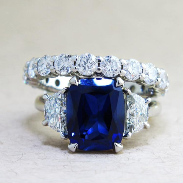 rings with blue sapphire
