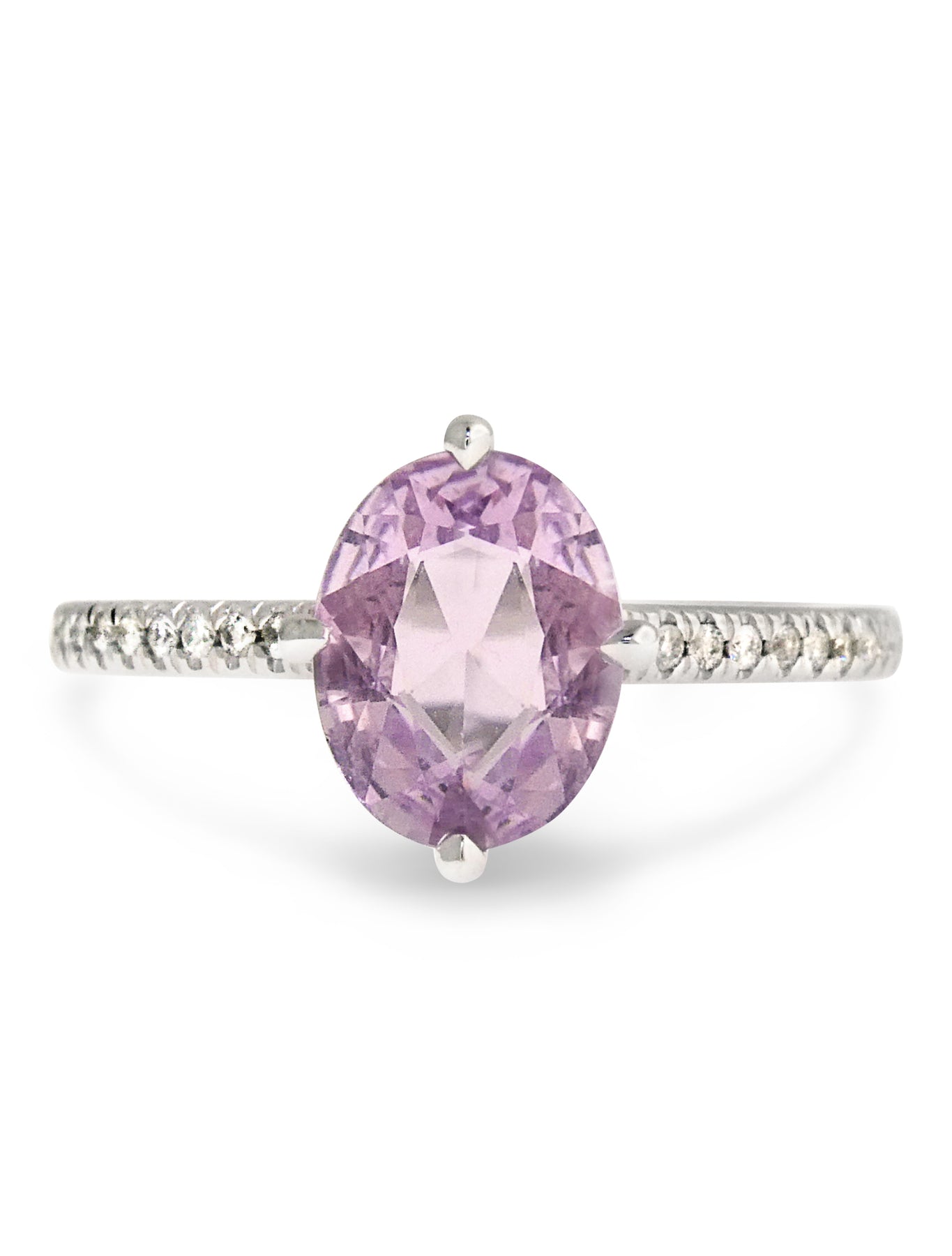 Ethical Lilac-Pink Sapphire Engagement Ring by Dana Walden Bridal ...