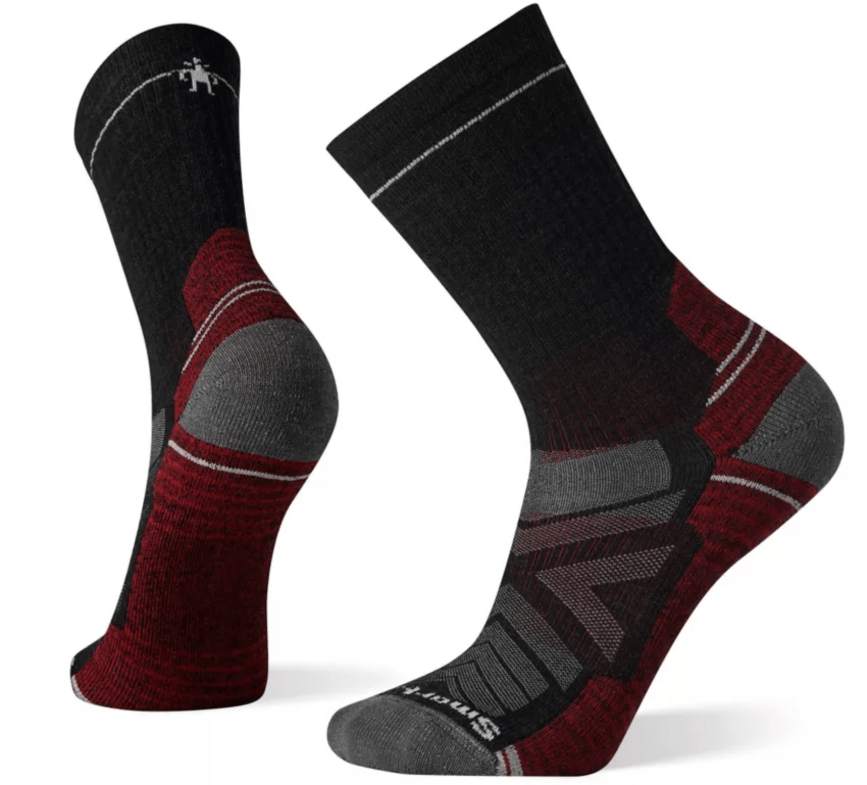 Smartwool Athletic Stripe Targeted Cushion Crew Socks, Hero Outdoor