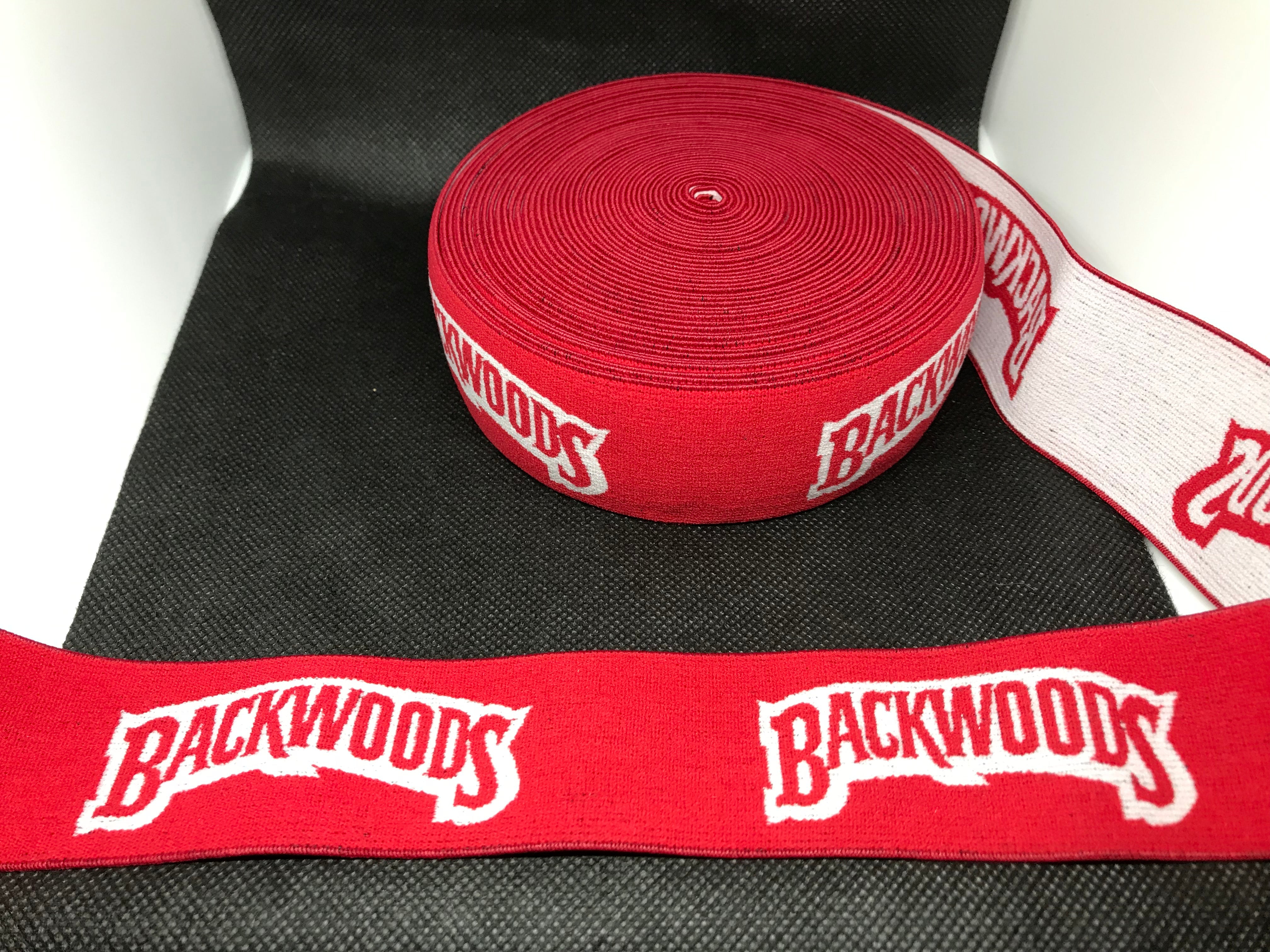 3 to 10 Yard Roll 4cm Backwoods Custom Designer Elastic Band    Jacquard Bands Trim