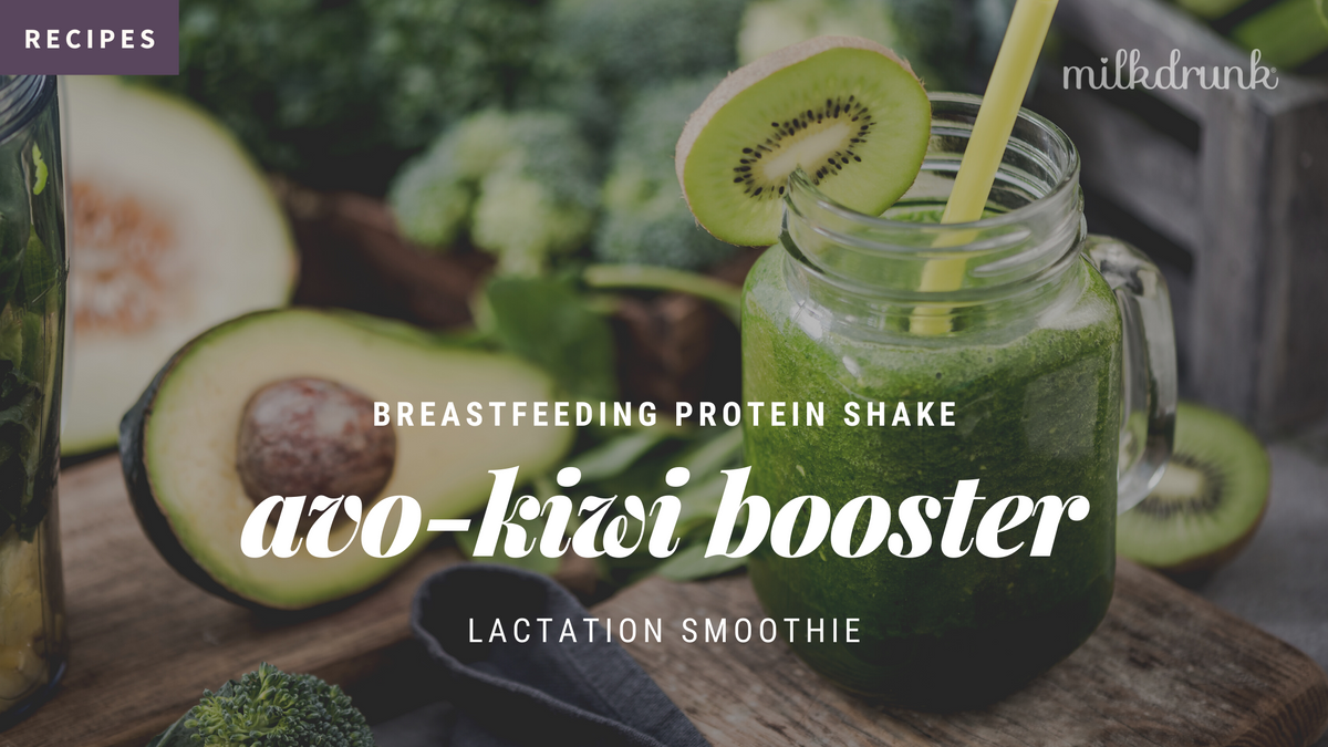 Green Lactation Smoothie with Avocado and Kiwi – RAWR Naturals