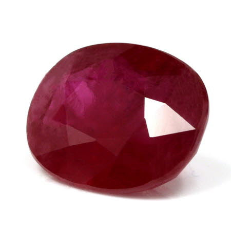 Ruby Oval GIA  Certified 3.08 cts