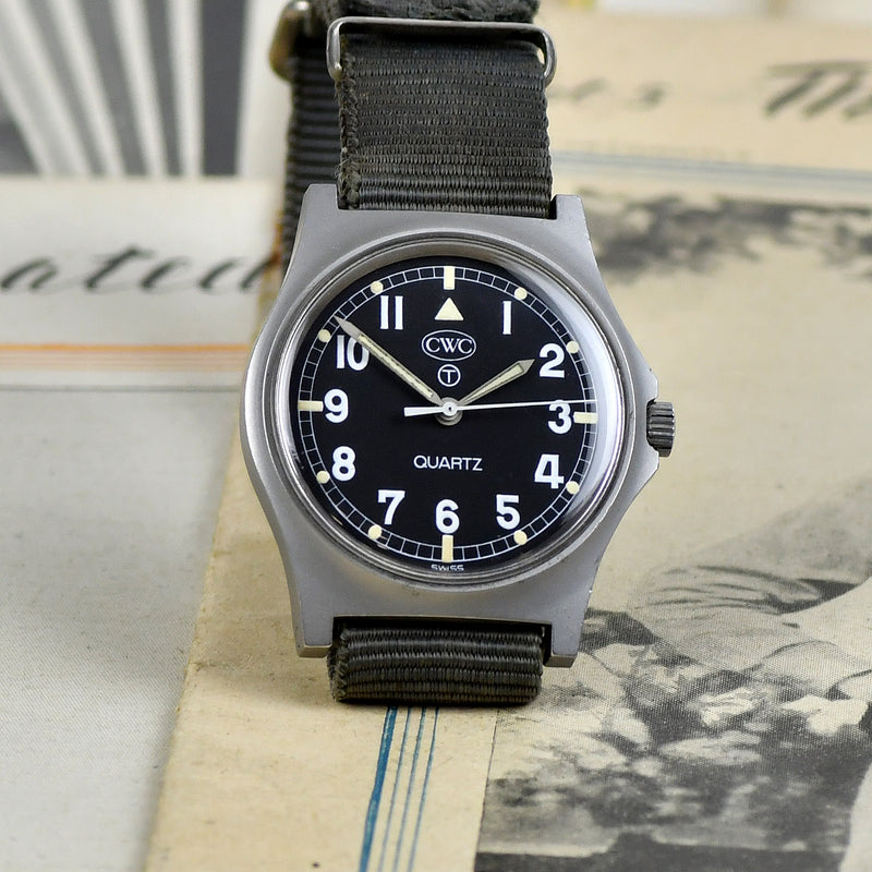 Vintage Cabot Watch Company (CWC) - G10 ‘Fat Boy’ - RAF Military Issue ...