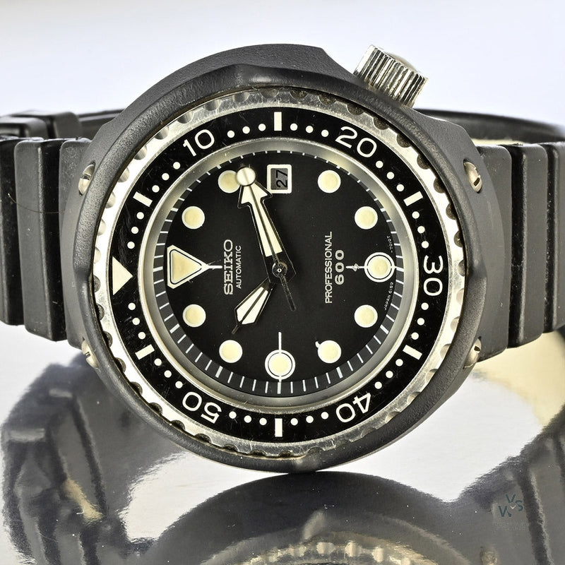 Seiko - A Vintage Grandfather Tuna Professional 600 Diver Titanium - M –  Vintage Watch Specialist