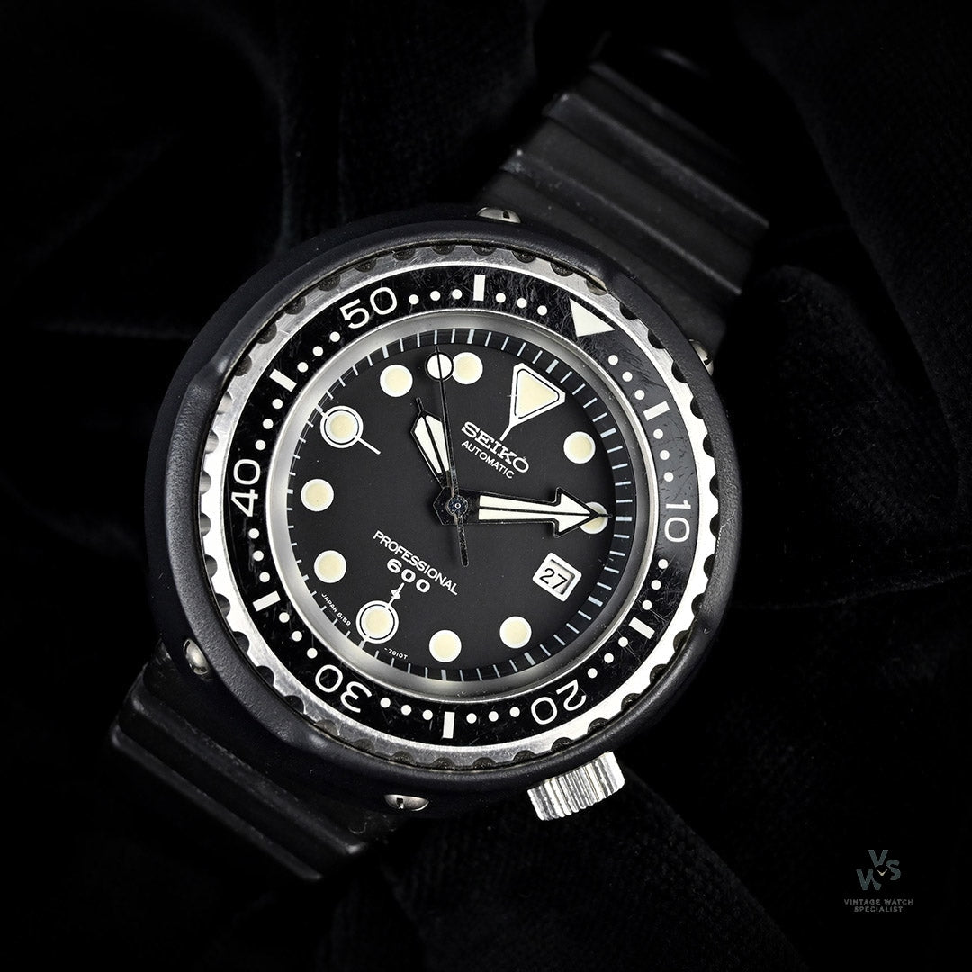 Seiko - A Vintage Grandfather Tuna Professional 600 Diver Titanium - M –  Vintage Watch Specialist