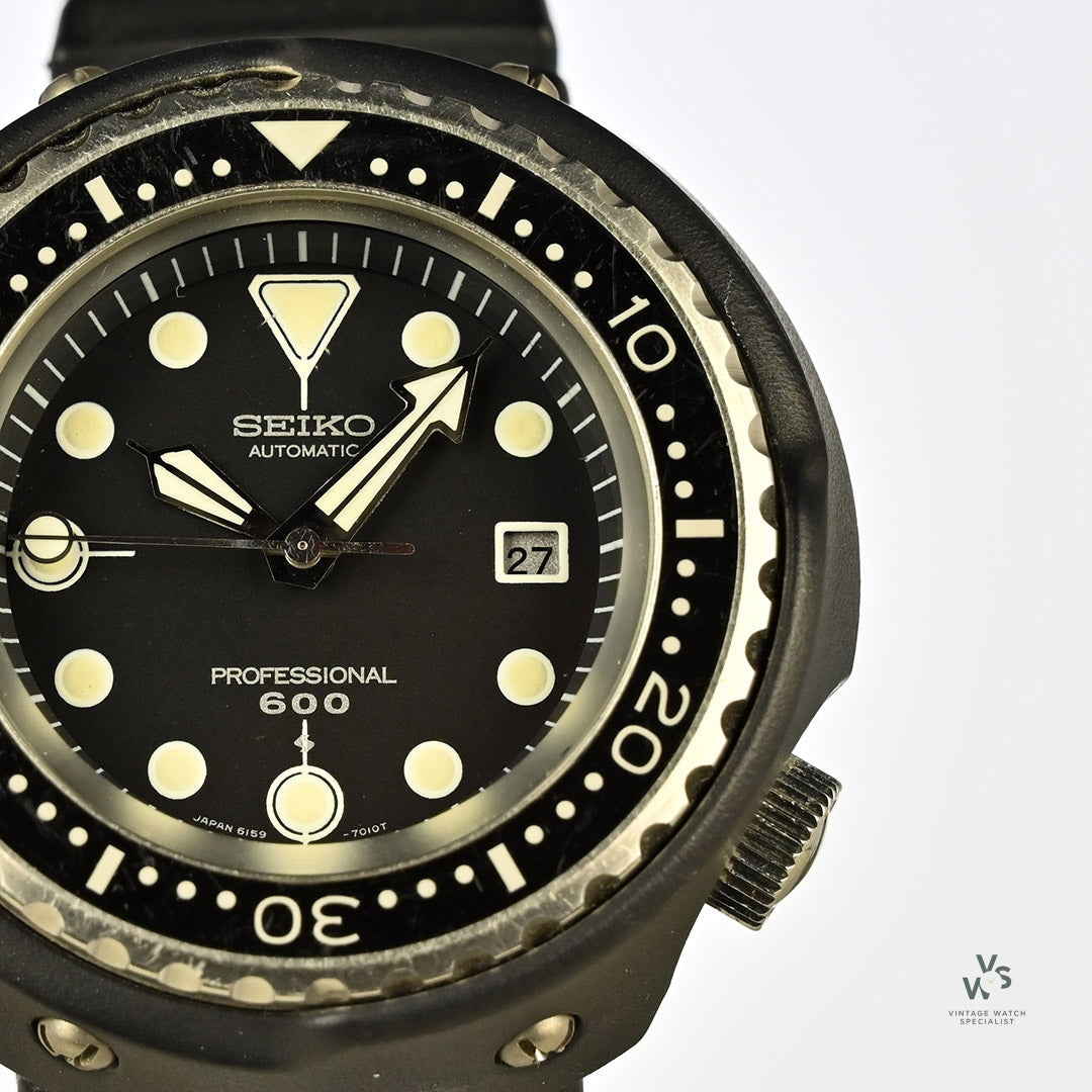 Seiko - A Vintage Grandfather Tuna Professional 600 Diver Titanium - M –  Vintage Watch Specialist