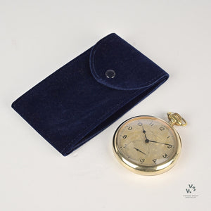 Vacheron & Constantin Genève - Silver Keyless Lever Open Face Deck Watch - c.1944 - Vintage Watch Specialist