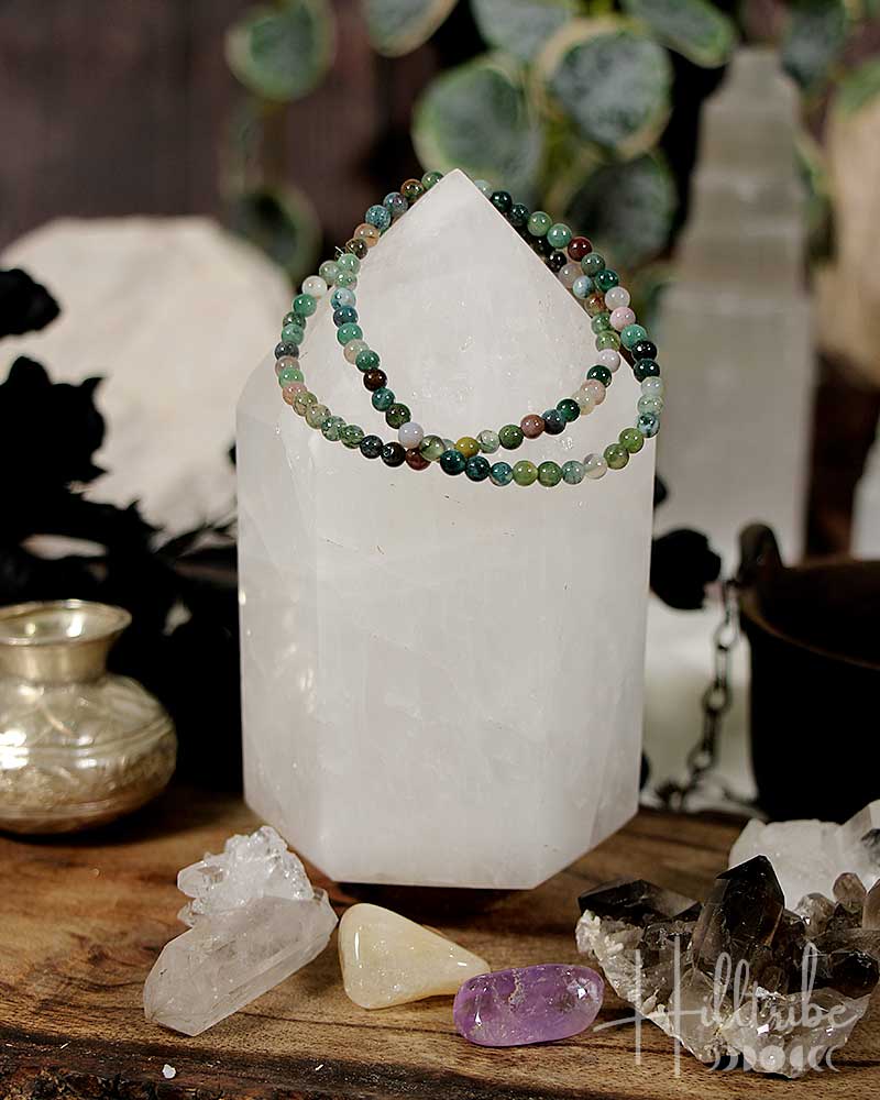 White Jasper Power Bracelet - Crystal for Calm, Balance