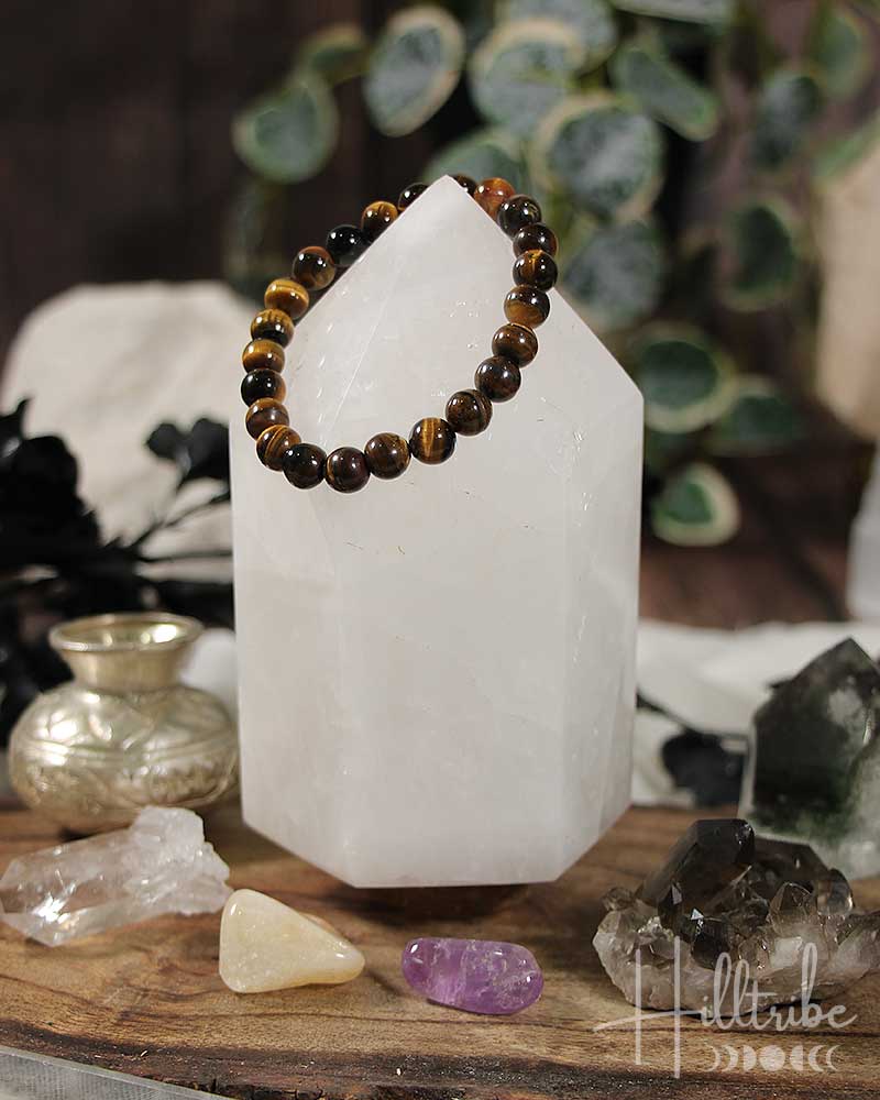 Onyx Gemstone Power Bracelet 8mm | Hilltribe Ontario