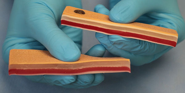 5-layer and 6-layer suture pads