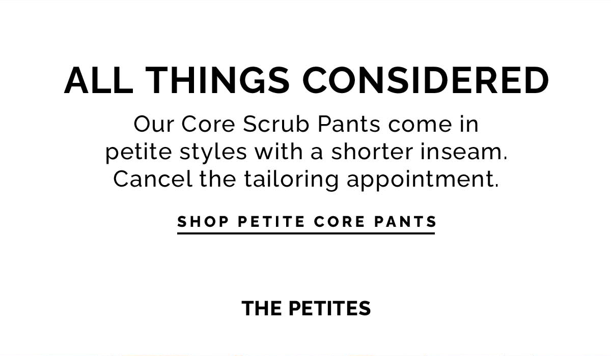 IN DEMAND: Petite Scrub Pants - Figs