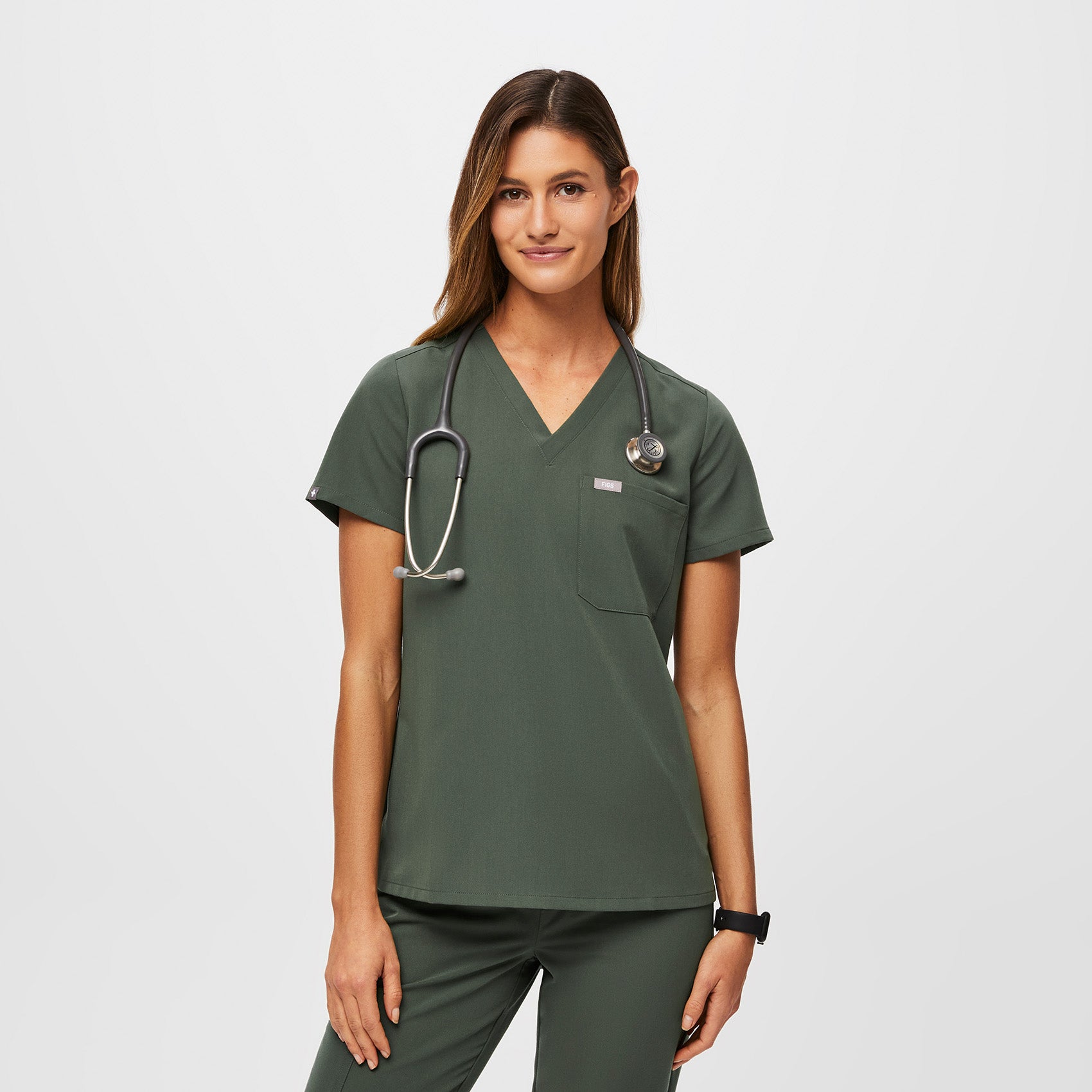 Track Figs Women's Rafaela Oversized Scrub Top - Limeade - 4XL 