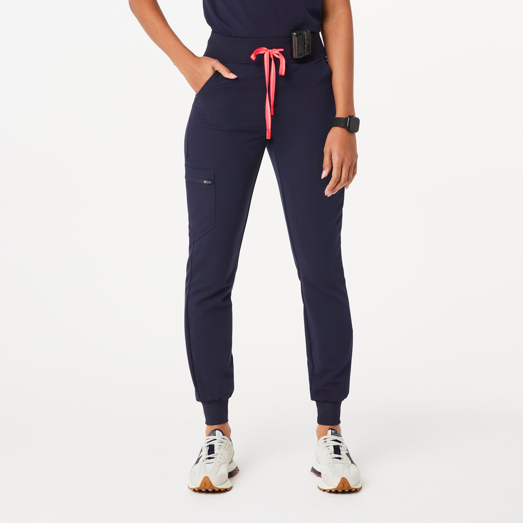 Women's High Waisted Zamora Jogger Scrub Pants™ - Racing Navy · FIGS